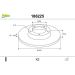 VALEO Bremsscheibe 186225 VALEO Bremsscheibe 186225