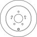 84 482 022 Bremsscheibe HA MITSUBISHI Lancer,Outlander 07 DF4963 84 482 022 Bremsscheibe HA MITSUBISHI Lancer,Outlander 07 DF4963