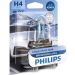 H4 12V 60/55W P43t WhiteVision Ultra 4200K 1 Stück Blister Philips PHILIPS 1Stk-Blister WhiteVision ultra 12342WVUB1