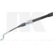 Seilzug, Feststellbremse Vw T. T4 90-03 Le/Pr 904780