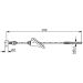 Handbremsseil TOYOTA Corolla, Avensis 1987477985