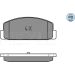 Bremsbelagsatz Mazda T. 626 2,5 91-/ Mazda 6 02 MEYLE-PD: Advanced performance and design 025 240 4514/PD