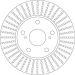 82 481 175 Bremsscheibe VA DF6679 82 481 175 Bremsscheibe VA DF6679