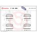 BREMBO Bremsklötze VA P 83 093 BREMBO Bremsklötze VA P 83 093