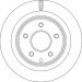Bremsscheibe Nissan T. X-Trail DF4745 Bremsscheibe Nissan T. X-Trail DF4745