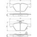 Bremsklötze HA SUBARU Levorg,Outback 15 0 986 494 836 Bremsklötze HA SUBARU Levorg,Outback 15 0 986 494 836