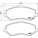 BREMBO Bremsklötze VA P 11 025 BREMBO Bremsklötze VA P 11 025