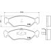 BREMBO Bremsklötze VA P 24 028 BREMBO Bremsklötze VA P 24 028
