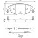 Bremsklötze CITROEN C5 0 986 424 581