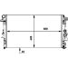Kühler, Motorkühlung CR 608 000P Kühler, Motorkühlung CR 608 000P