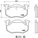 BREMBO Bremsklötze HA P 68 018 BREMBO Bremsklötze HA P 68 018