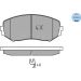 Bremsbelagsatz Suzuki P. Grand Vitara 1.6/2.0 05- Mit Sensor MEYLE-ORIGINAL: True to OE 025 243 4617/W