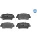 Bremsbelagsatz Honda P. Civic 06- Mit Sensor 025 240 8717/W Bremsbelagsatz Honda P. Civic 06- Mit Sensor 025 240 8717/W