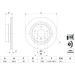 Bremsscheibe HA BMW E81,E90 04 0 986 479 218