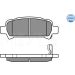 Bremsbelagsatz Subaru T. Forester/Impreza 97- Mit Sensor 025 235 7214/W Bremsbelagsatz Subaru T. Forester/Impreza 97- Mit Sensor 025 235 7214/W