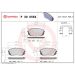 BREMBO Bremsklötze Xtra VA P 30 056X