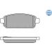 Bremsbelagsatz Opel T. Astra/Zafira 09- Mit Sensor 025 250 9616/W Bremsbelagsatz Opel T. Astra/Zafira 09- Mit Sensor 025 250 9616/W