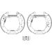 Satz Bremsbacken Citroen Berlingo/Xsara 96- Kpl. Mit Zylinder Shoe Kit Pro 84052900