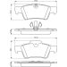 Bremsklötze MERCEDES M-Klasse, GL-Klasse 0 986 494 256