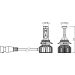 OSRAM NIGHT BREAKER LED SMART HB4 | 2 Stk. Straßenzugelassene LED-Nebelscheinwerferlampen