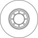 Bremsscheibe Iveco T. Daily 06- 35C14/16/18 TRW SINGLE DF4985S Bremsscheibe Iveco T. Daily 06- 35C14/16/18 TRW SINGLE DF4985S