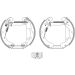 Satz Blockierbremsen Shoe Kit Pro 84049001