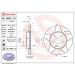 BREMBO Bremsscheibe 09.6845.75 BREMBO Bremsscheibe 09.6845.75