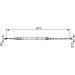 Handbremsseil li BMW 5 03 1987477948