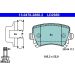 Bremsbelagsatz Vw T. Caddy/Eos/Golf/Jetta/Passat 05- Keramik 13.0470-2880.2 Bremsbelagsatz Vw T. Caddy/Eos/Golf/Jetta/Passat 05- Keramik 13.0470-2880.2