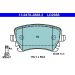 Bremsbelagsatz Audi T. A4/A6 2.0-4.2 04-11 Keramik ATE Ceramic 13.0470-2888.2