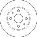 Bremsscheibe Daihatsu P DF4887 Bremsscheibe Daihatsu P DF4887