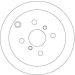 Bremsscheibe Toyota T. Corolla DF4335 Bremsscheibe Toyota T. Corolla DF4335