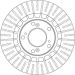 86 481 055 Bremsscheibe VA DF6493 86 481 055 Bremsscheibe VA DF6493