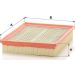 Mann & Hummel Luftfilter PKW SAAB 9-3 C 30 170