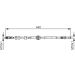 Bremsschlauch AUDI 1987481430