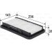 VALEO Luftfilter 585432 VALEO Luftfilter 585432