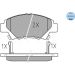 Bremsbelagsatz Honda P. Insight 09-/Jazz 08- Mit Sensor 025 249 7915/W Bremsbelagsatz Honda P. Insight 09-/Jazz 08- Mit Sensor 025 249 7915/W