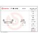 BREMBO Bremssattelhaltersatz F BK 019 BREMBO Bremssattelhaltersatz F BK 019
