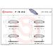 BREMBO Bremsklötze VA P 78 012