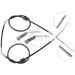 A.B.S. Handbremsseil Seilzug Festellbremse K10895 A.B.S. Handbremsseil Seilzug Festellbremse K10895