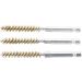 BGS Messingbürste 8 mm Antrieb Außensechskant 6,3 mm (1/4 ) 3-tlg 3078-8-M