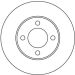 Bremsscheibe Vw P. A80/100 DF1521 Bremsscheibe Vw P. A80/100 DF1521