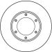 Bremsscheibe Nissan P. Patrol 2.8-4.2 79-97 DF1967