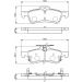 Bremsklötze HONDA Civic 0 986 494 719 Bremsklötze HONDA Civic 0 986 494 719