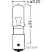 H21W 12V 21W BAY9s Original Spare Part 1 St. OSRAM METALLSOCKEL ORIGINAL 64136
