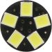 LED Metallsockel 100% Canbus H6W Bax9s 15x 3030 SMD Weiß 134