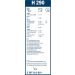 Bosch Heckscheibenwischer H290 3397011814 Bosch Heckscheibenwischer H290 3397011814