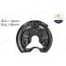 BREMSANKERBLECH H L VERZINKT LACK D 272 A3 03-12/ALT/LEO 04-/OCT/SUP 04-GOLF IV/JET/TOUR 10 NEW MOBILITY PARTS 9534877