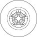 Bremsscheibe Renault T. Laguna Iii 300X11 1 Stück TRW SINGLE DF6044BS