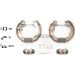 Satz Bremsbacken Fiat 500 1.2, 1.3D Multijet 10.07- (180X32) Shoe Kit Pro 84061000 Satz Bremsbacken Fiat 500 1.2, 1.3D Multijet 10.07- (180X32) Shoe Kit Pro 84061000